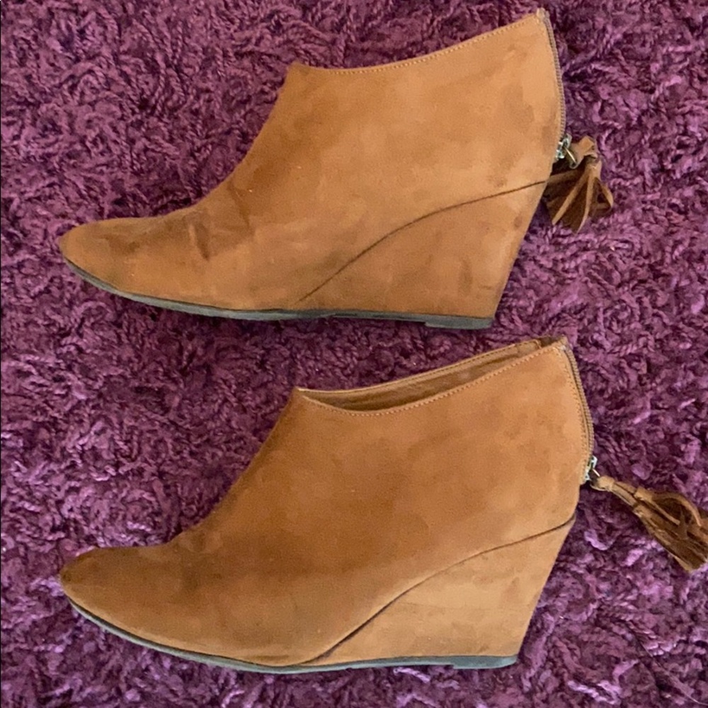 Suede Ankle Booties - Picture 4 of 5